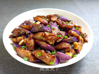 酱爆茄子的做法步骤：10