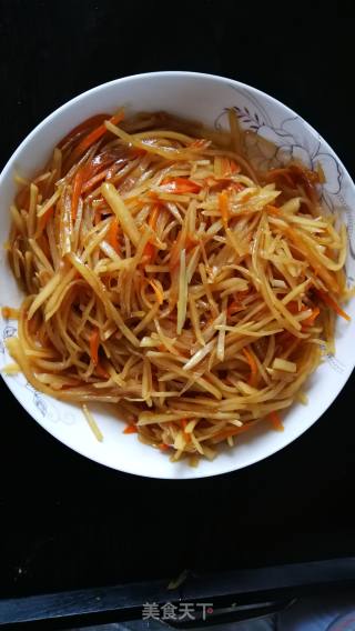 醋溜土豆丝的做法步骤：3