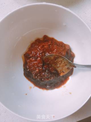 香菇肉酱凉拌面的做法步骤：4