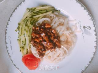 香菇肉酱凉拌面的做法步骤：17