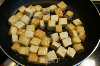 煎豆腐的做法步骤：5