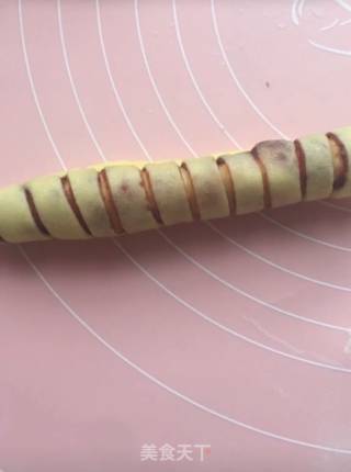 蒸锅版豆沙面包的做法步骤：16