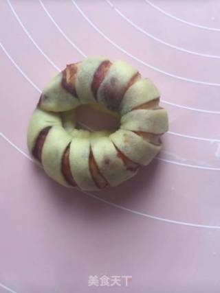 蒸锅版豆沙面包的做法步骤：17
