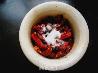 自制辣椒油的做法步骤：7