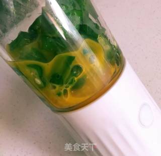 秋葵鸡蛋饼的做法步骤：4