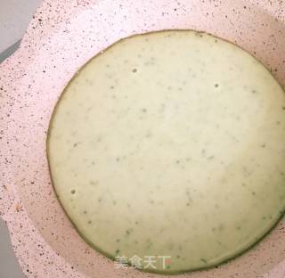 秋葵鸡蛋饼的做法步骤：6