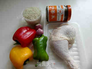鸡腿焖饭的做法步骤：1