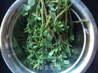 马齿苋煎饼的做法步骤：2