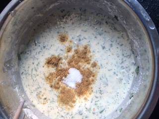 马齿苋煎饼的做法步骤：5