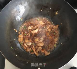快手小炒菜之五花肉片炒大头菜的做法步骤：3