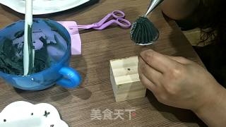 韩式豆沙裱花--多肉植物系列的做法步骤：20