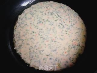 韭菜鸡蛋煎饼的做法步骤：7