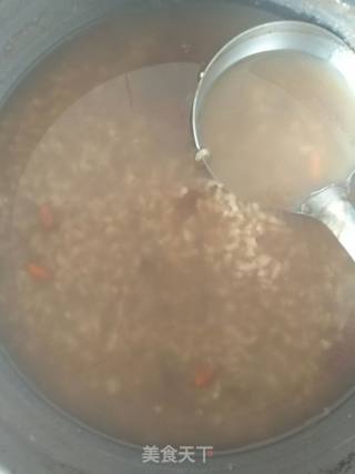 红豆米粥的做法步骤：4