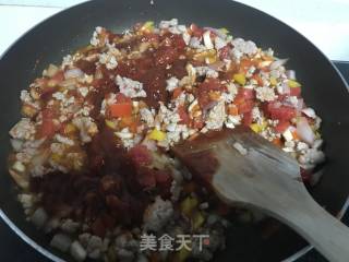 肉酱焗饭的做法步骤：8