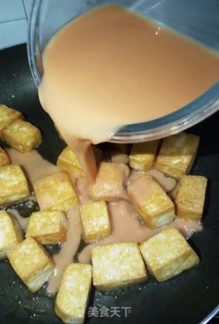 芝麻酱汁豆腐的做法步骤：9
