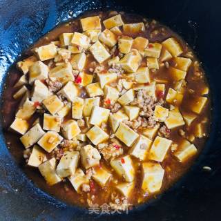 麻婆豆腐的做法步骤：6