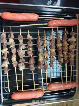烤羊肉串(简单粗暴烤箱版)的做法步骤：6