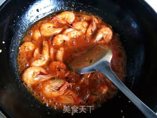 茄汁大虾的做法步骤：10