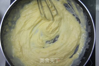 卡仕达酱爆麻薯的做法步骤：10