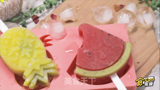 三款夏日水果棒冰的做法步骤：7