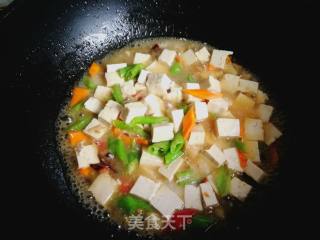 尖椒烧豆腐的做法步骤：9