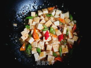 尖椒烧豆腐的做法步骤：10