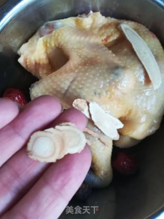 红枣桂圆炖鸡的做法步骤：6