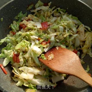 番茄圆白菜的做法步骤：8