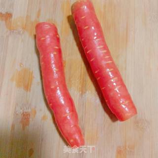 拌胡萝卜干的做法步骤：1