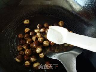 爆孜然莲子的做法步骤：9