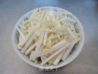 肉丝烧白菜的做法步骤：4