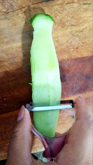 响油黄瓜的做法步骤：4