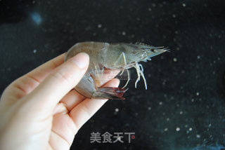 面包机版盐焗虾的做法步骤：2