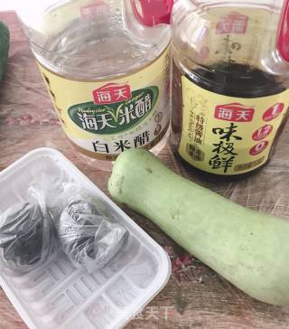 盐蛋瓠子汤的做法步骤：1