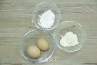 蛋黄溶豆的做法步骤：1