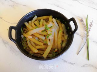 小米醋汁浇凉粉#致最爱的人#的做法步骤：11