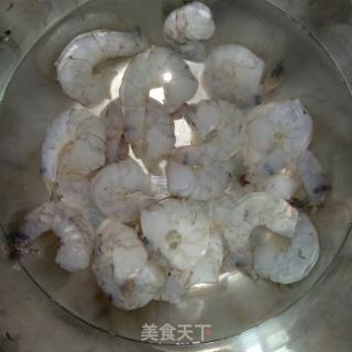虾仁玉子豆腐的做法步骤：1