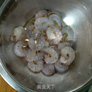 虾仁玉子豆腐的做法步骤：2