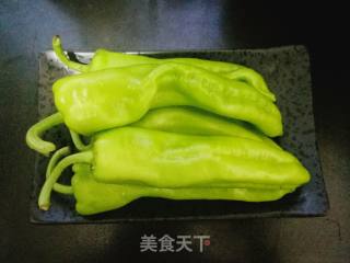 炸青椒的做法步骤：1