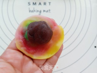 迷你彩虹蛋黄酥的做法步骤：17