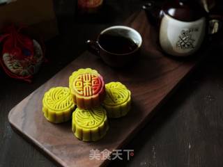 桃山皮月饼的做法步骤：15