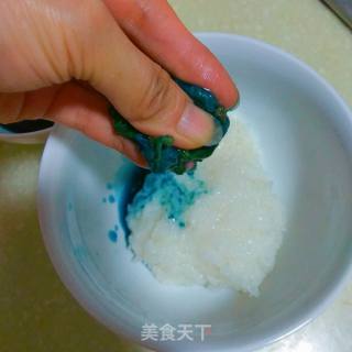 蝶豆花糯米饭的做法步骤：13