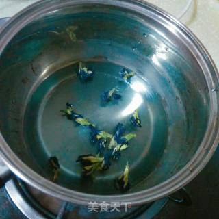 蝶豆花糯米饭的做法步骤：14