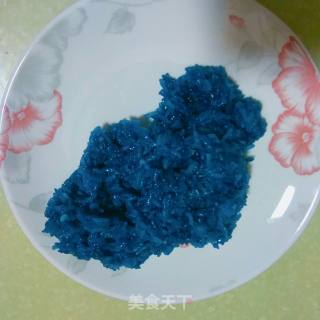 蝶豆花糯米饭的做法步骤：16