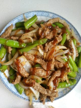 杭椒牛柳的做法步骤：5