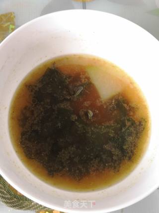 低盐减脂冬瓜海菜汤的做法步骤：7