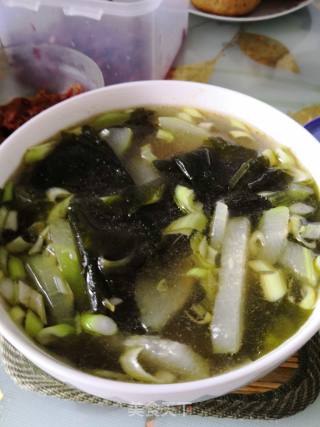 低盐减脂冬瓜海菜汤的做法步骤：9