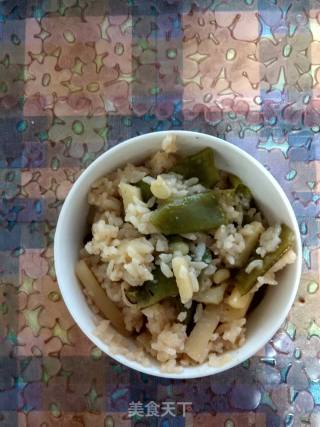 土豆豆角鸡蛋焖饭的做法步骤：12
