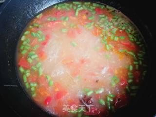 妈妈的味道:西红柿豆角咸汤的做法步骤：10