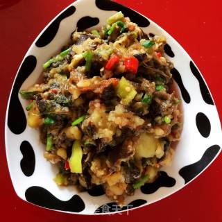 茄子拌土豆的做法步骤：6